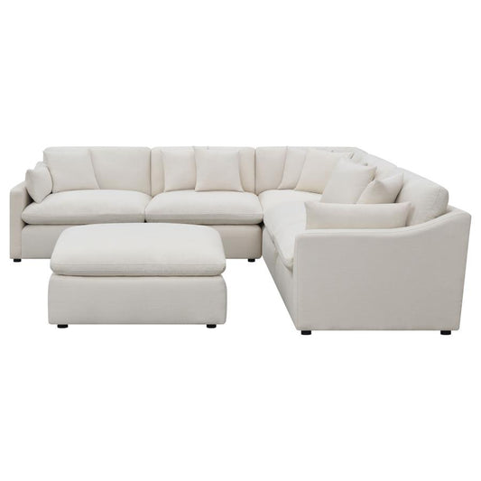 Cielo Modular Sectional Off-White / 6-piece Reversible Cushion